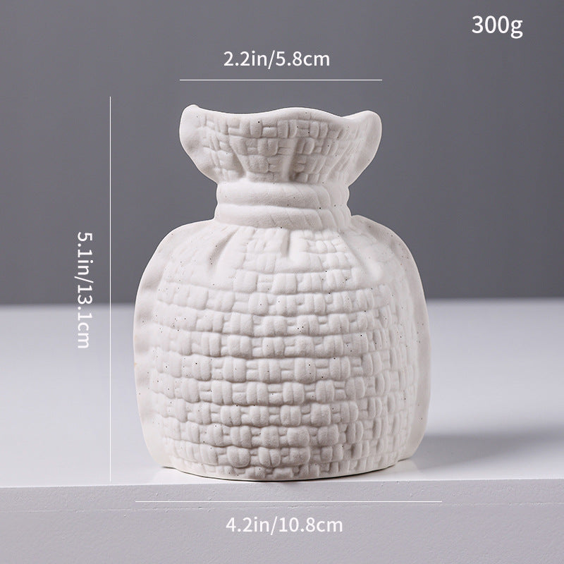 Geflochtene Textur Keramikvase Brehn