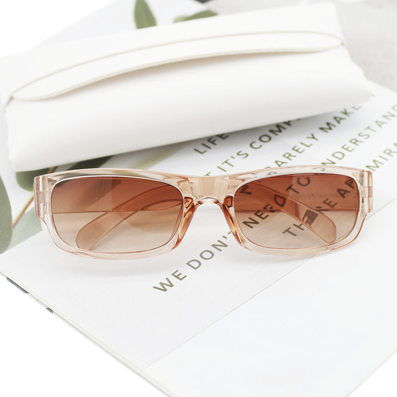 Damen modische Sonnenbrille im stylischen Rechteckdesign Brehn