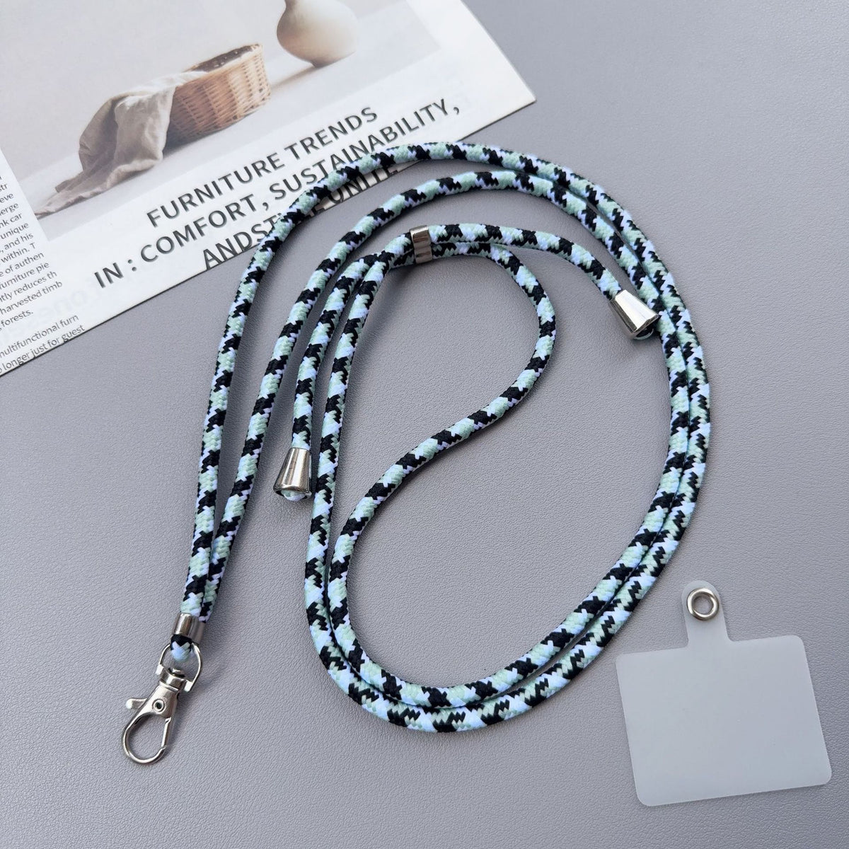 Geflochtenes Band mit Gravurclip Brehn