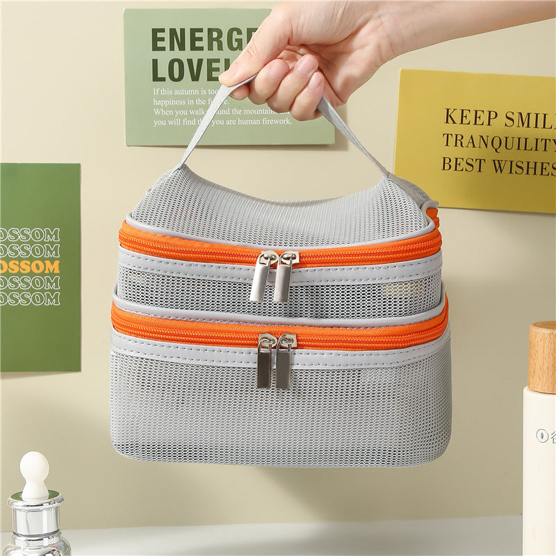 Dual Compartment Makeup Organizer Case Brehn