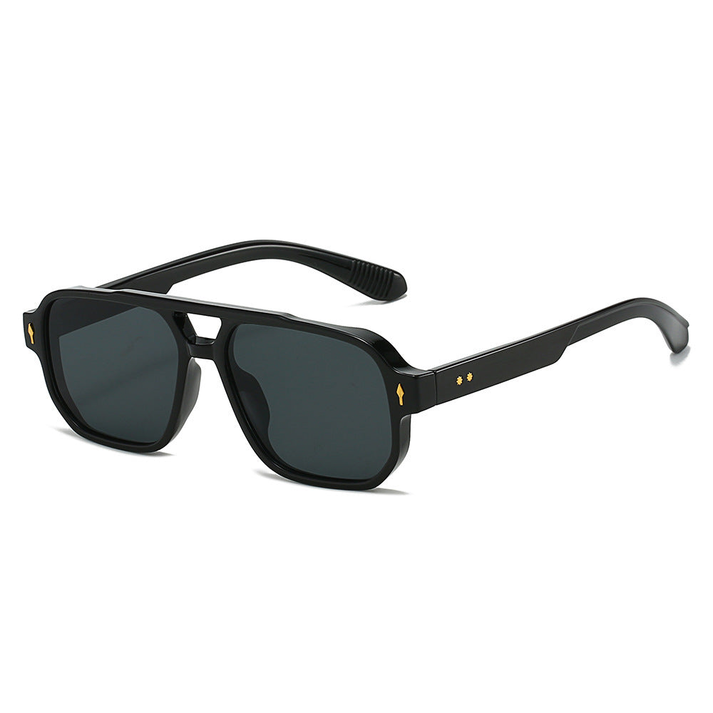 Oversized geometrische Sonnenbrille mit verbesserter UV-Schutz Brehn