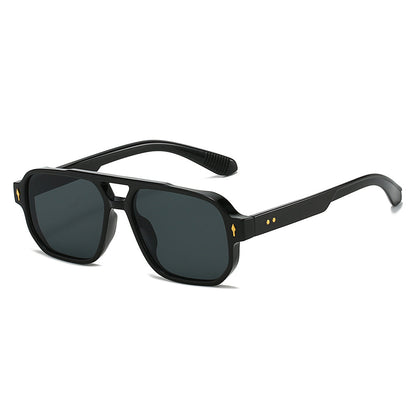 Oversized geometrische Sonnenbrille mit verbesserter UV-Schutz Brehn