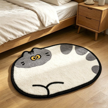 Süße katzen-themed Plüsch-Bereichsmatte