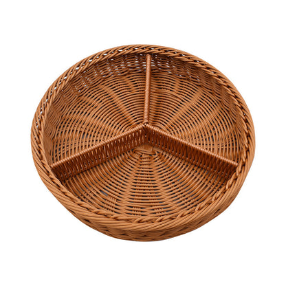 Multi-Abteil Geflochtener Organizer Tray Brehn