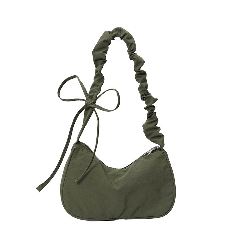 WoTexturiertes Stoff Sling Bag Brehn
