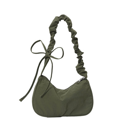 WoTexturiertes Stoff Sling Bag Brehn