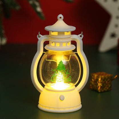 Dekorative Weihnachtslaterne mit Weihnachtsmann-Motiv Brehn