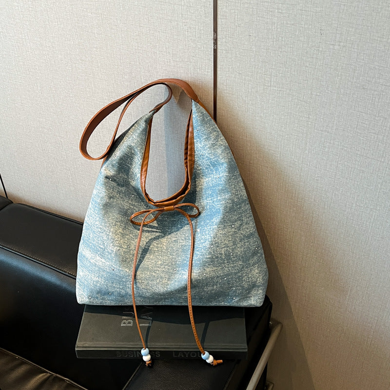 Bequeme Kordelzug-Eimer Tasche