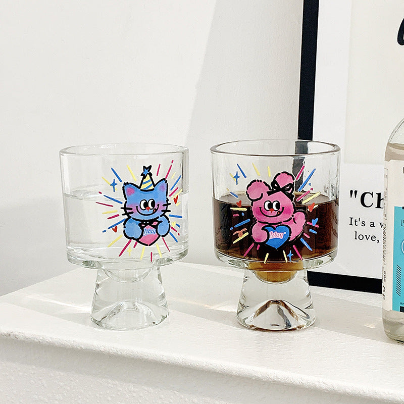 Lustige und Kreative Trinkglas mit Einzigartigem Tiermotiv Brehn