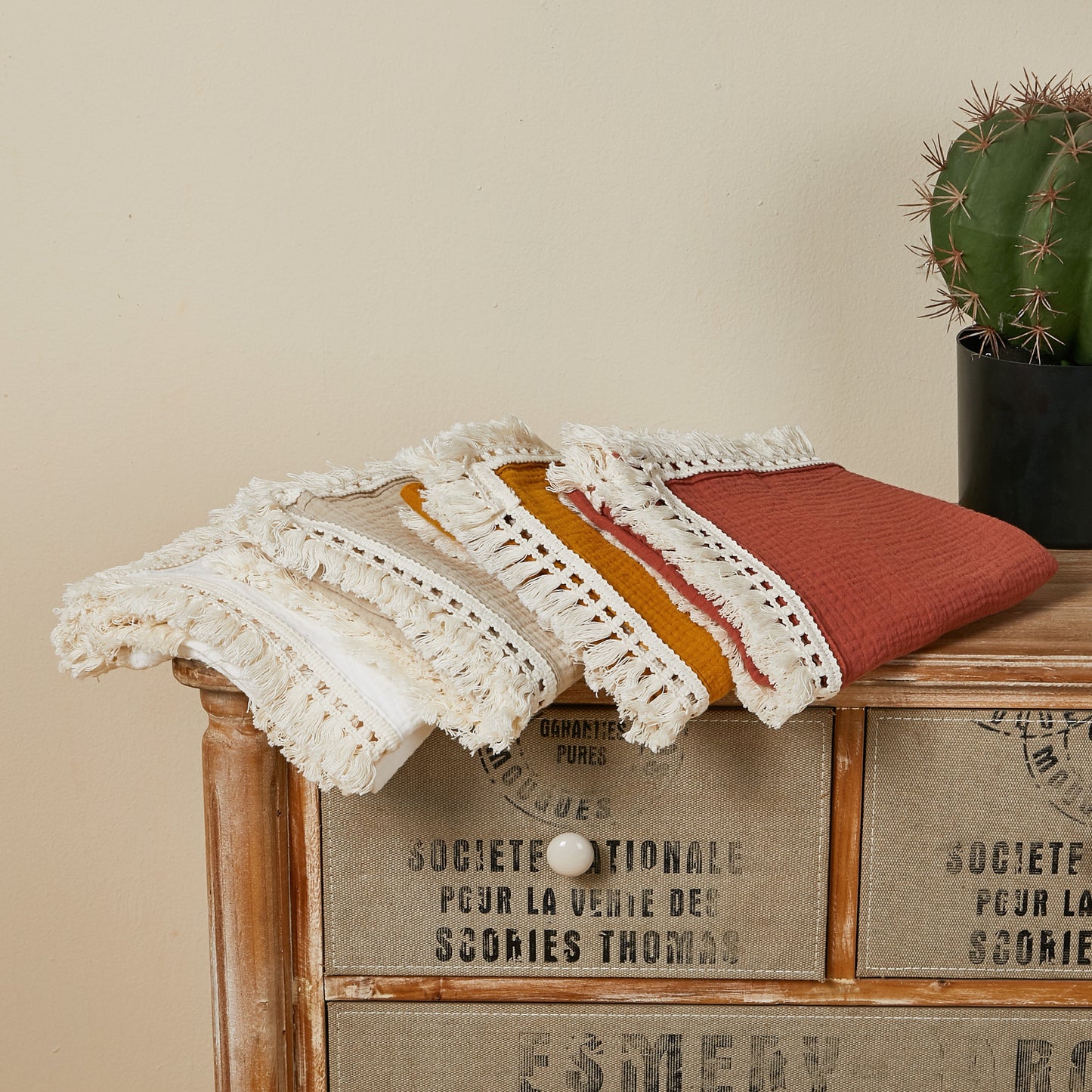 Bohemian Stil Schal Brehn