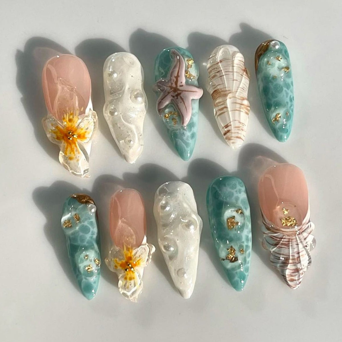Kreatives Press-On Nagelkunst Set