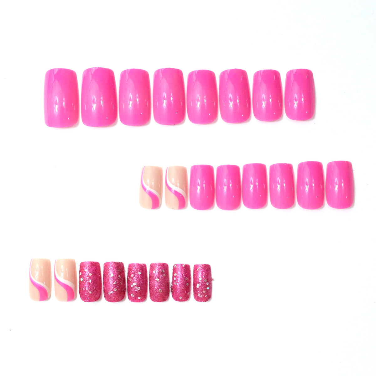 Trendige Acryl-Nail Design Brehn