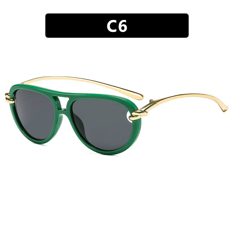 Damen Retro-Sonnenbrille mit elegantem Rahmen und polarisierten Gläsern Brehn