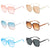 Oversized Retro Quadratische Sonnenbrille Brehn