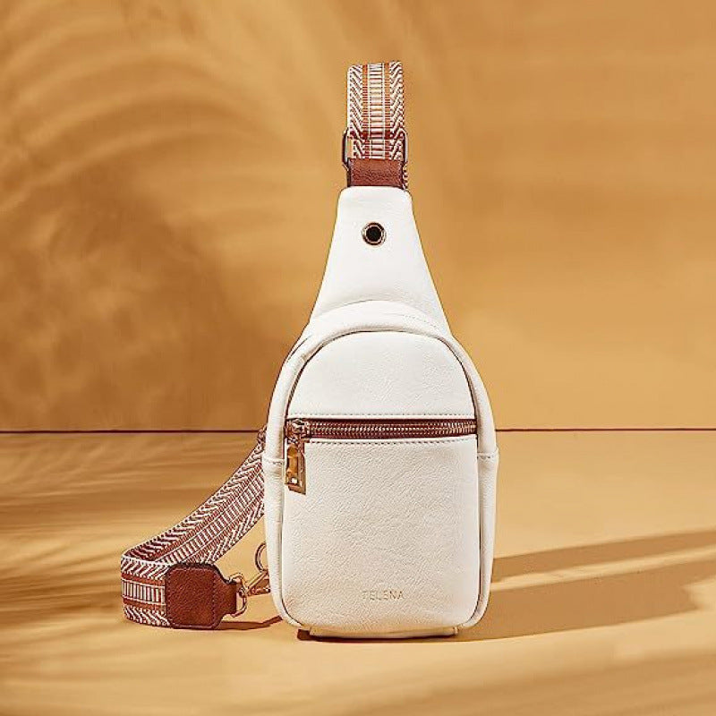 Modische Slingtasche Aus Hochwertigem Material mit Verstellbarem Schultergurt Brehn