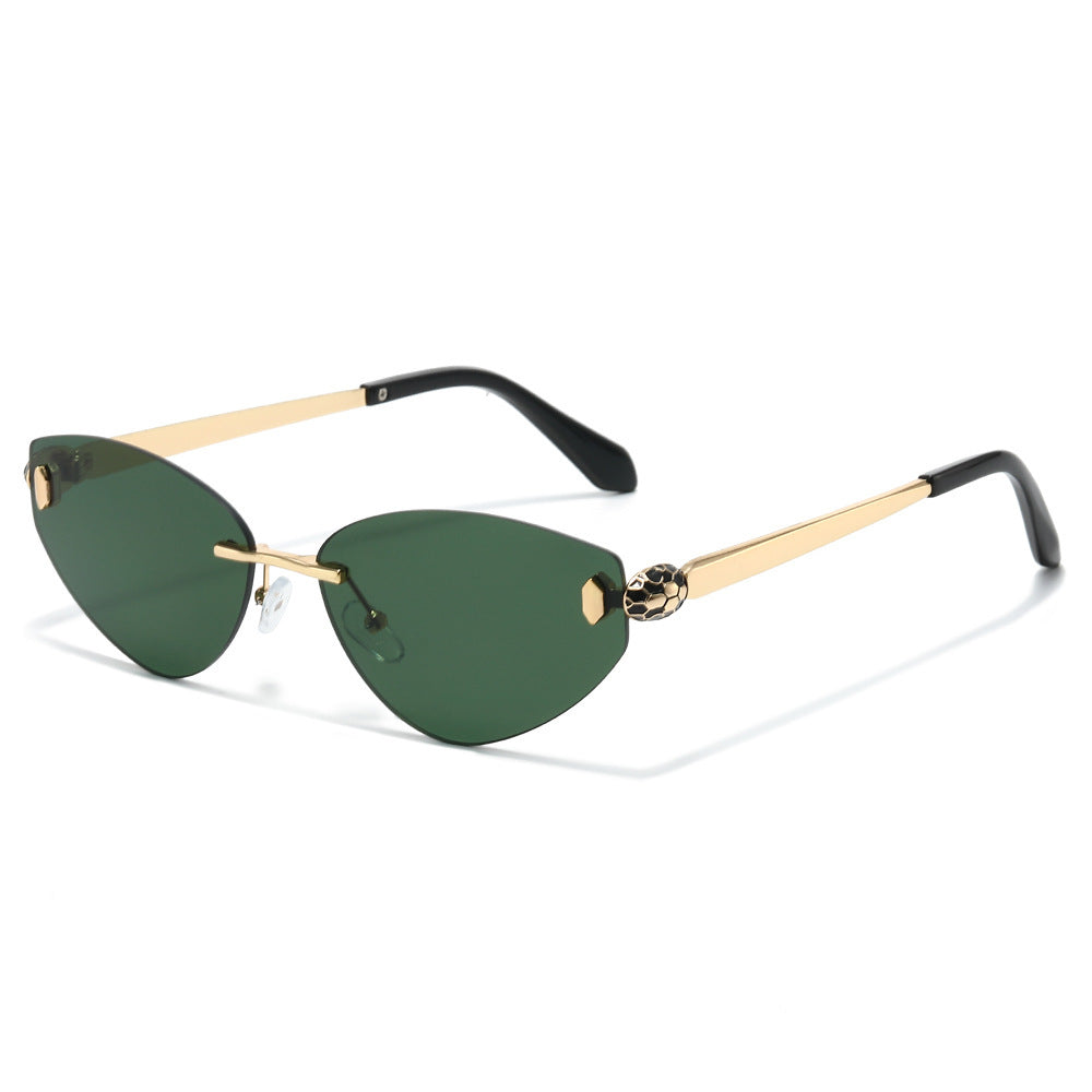 Cat-Eye Vision Shield Sonnenbrille Brehn