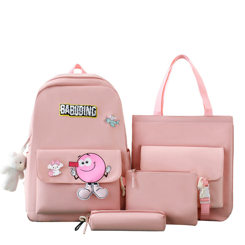 Stylisches Grafik-Rucksack-Set