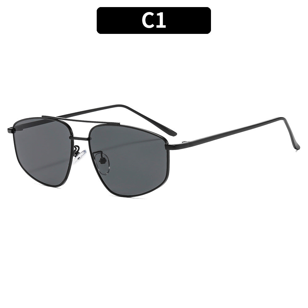 Stylische geometrische Schild Sonnenbrille
