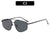 Stylische geometrische Schild Sonnenbrille