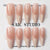 Glänzende Ombre Press-On Nagelspitzen Brehn