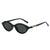 Modische Retro Oval Sonnenbrille Brehn