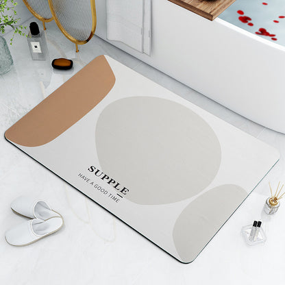 Inspirierendes Zitat Badematte