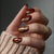 Elegante Botanische Press-On Nagelkunst Brehn