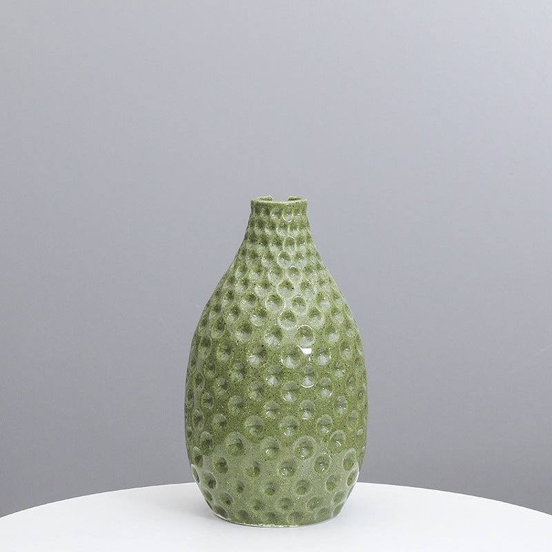 Texturierte Keramische Dekorative Vase Brehn