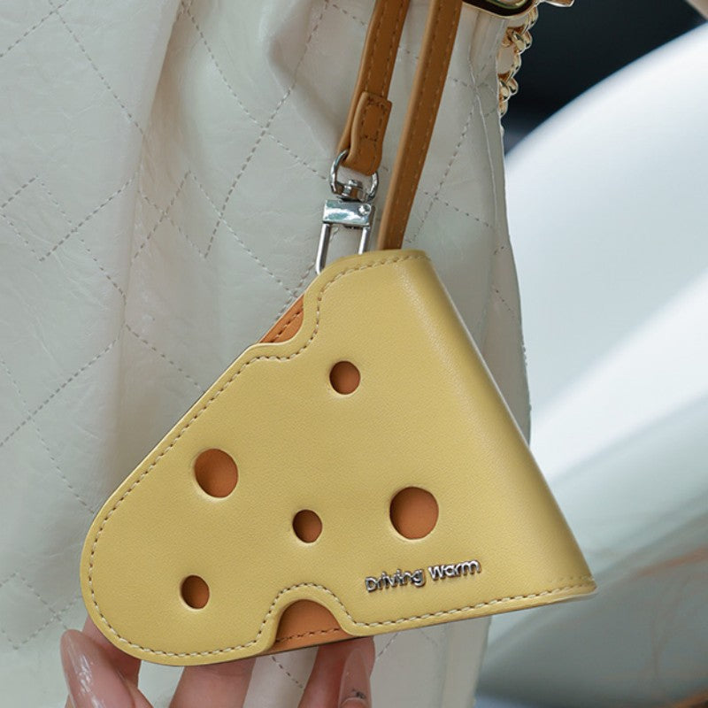 Brehn | Süße Käse Schlüsselanhänger Tasche