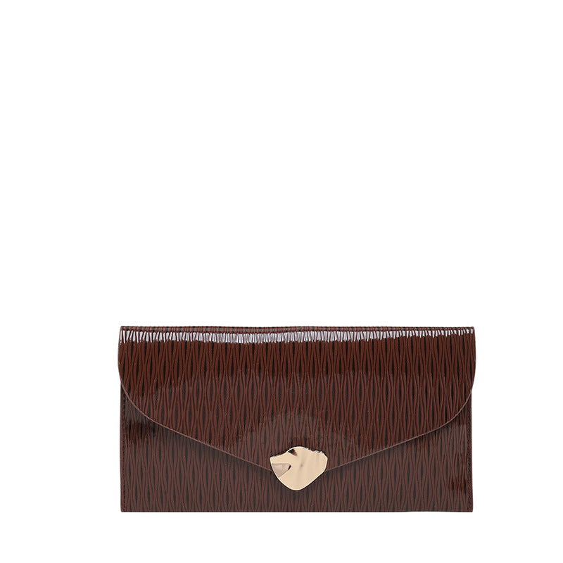 WoElegant Glänzende Abend-Clutch Brehn