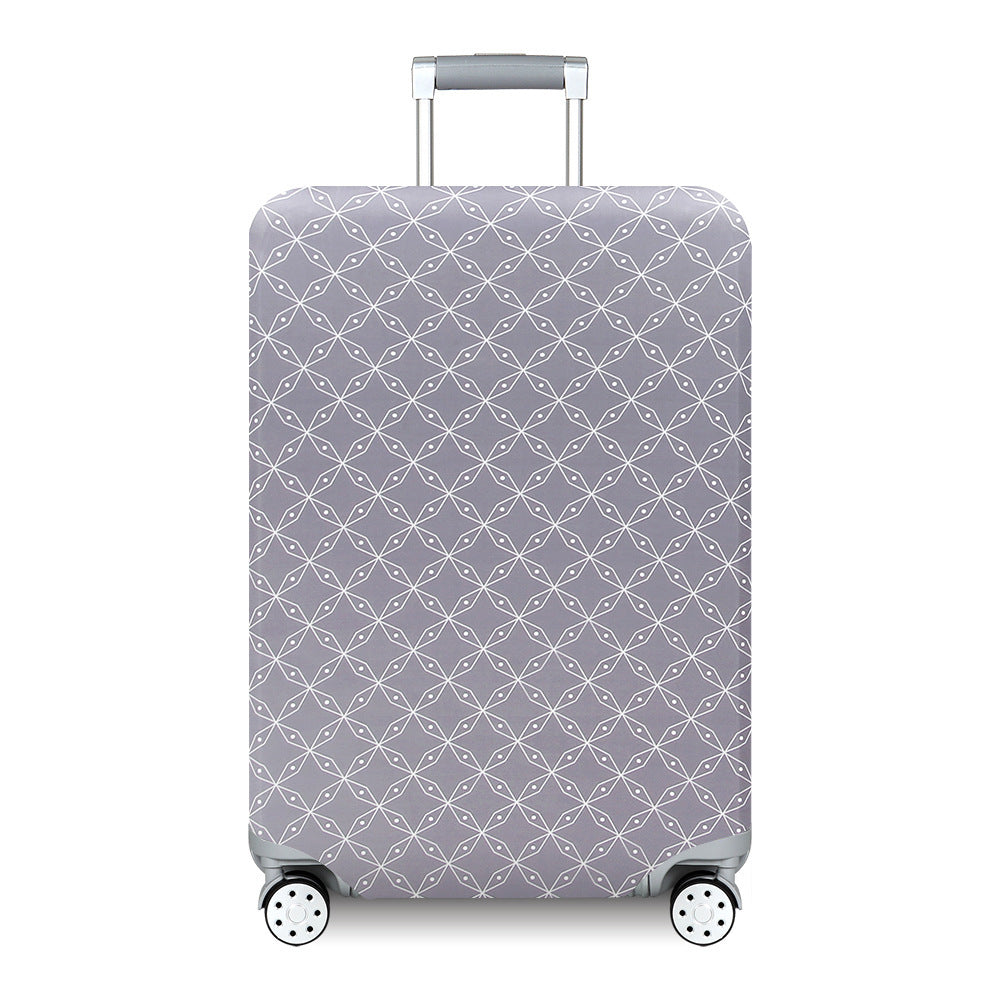 Unisex Hartschalenkoffer mit modernem Wellenmuster Brehn