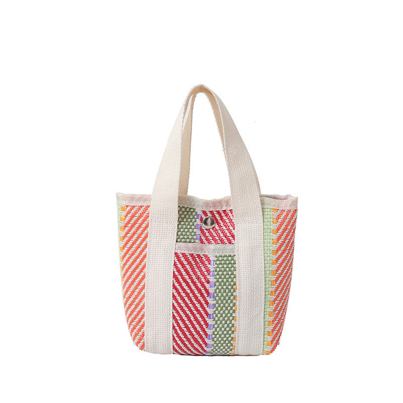 Bunte Gewebte Strandtasche Brehn