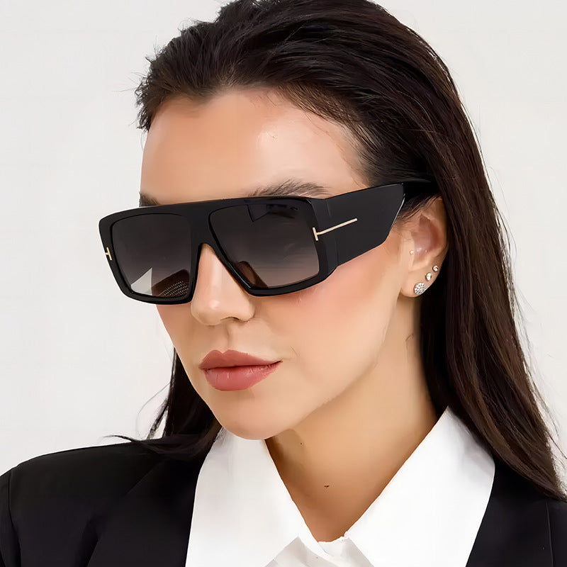Overgroße Schild-Sonnenbrille Brehn