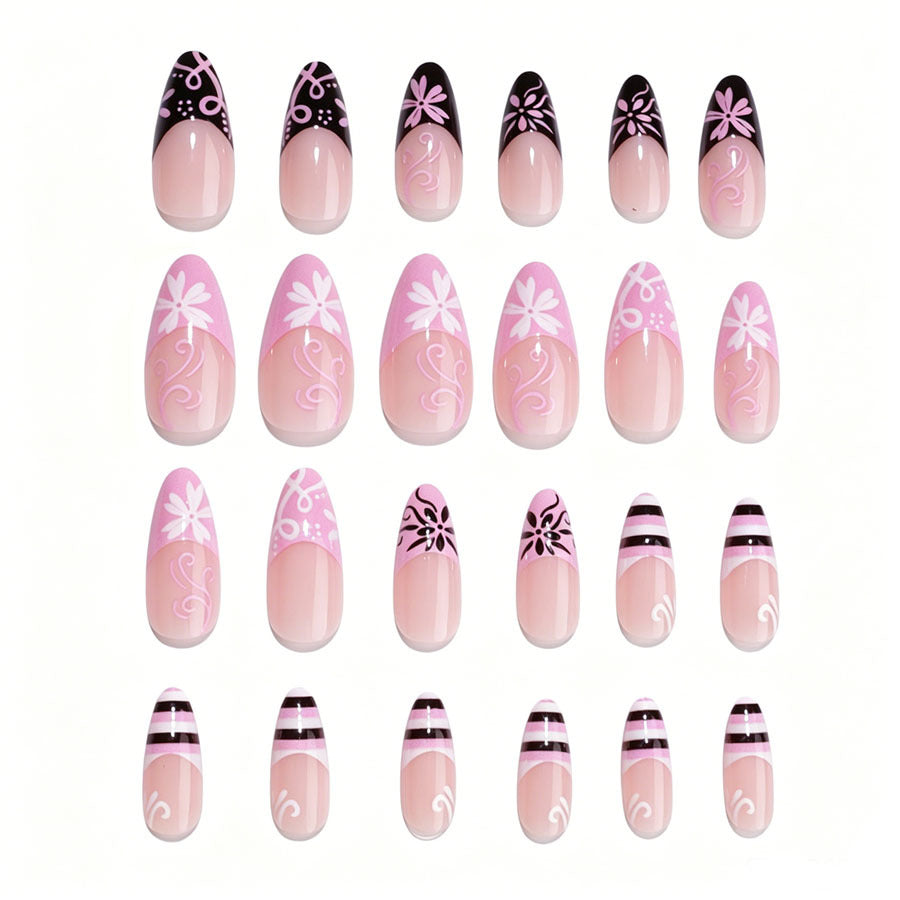Elegantes Stiletto Nagelkunst Set Brehn
