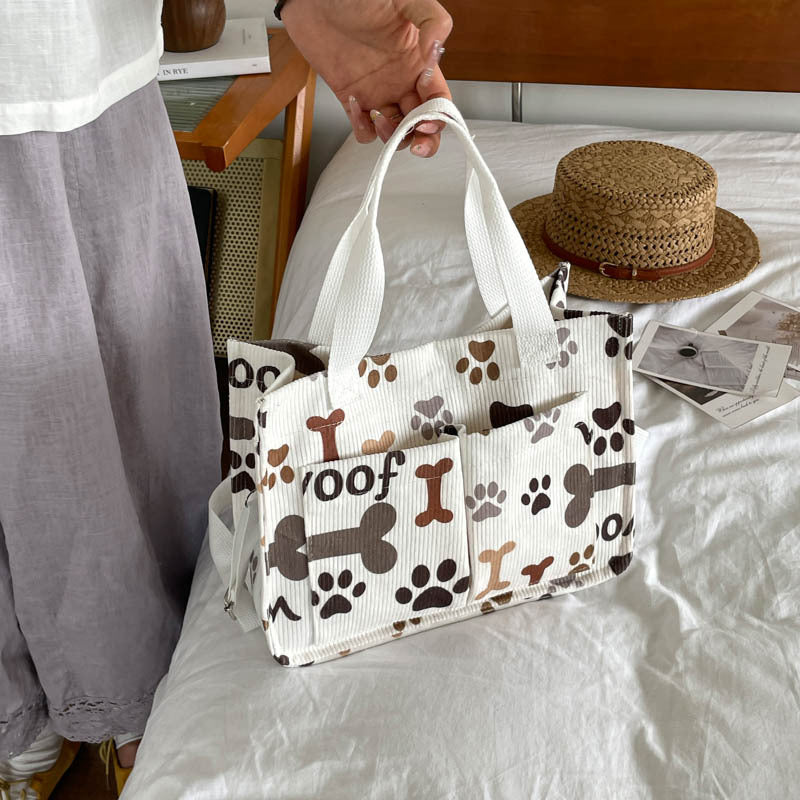 WoFloral Print Utility Tote Bag Brehn