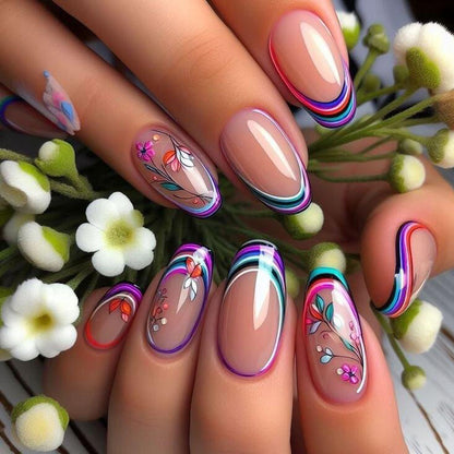 Nagelkunst mit Frühlingsthematik Brehn