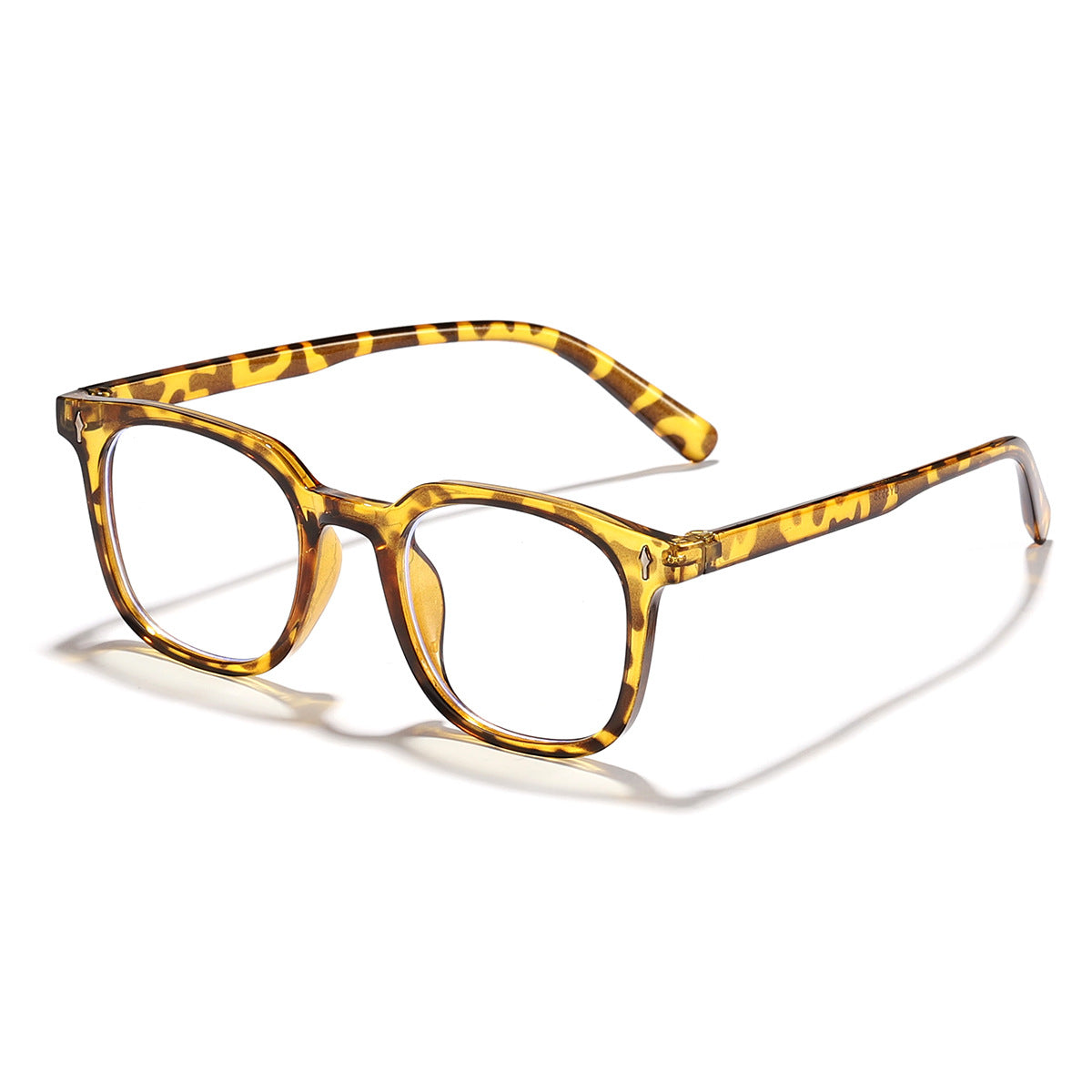 Damen modische Sonnenbrille mit transparentem Rahmen und UV-Schutz Brehn