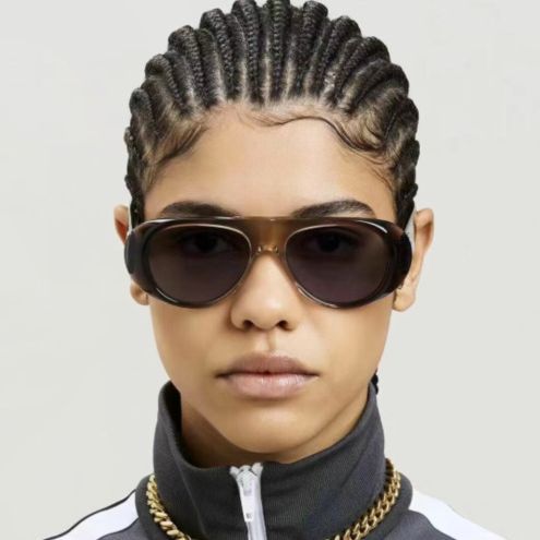 Damen außergewöhnliche Sonnenbrille im angesagten Schildpatt-Design Brehn
