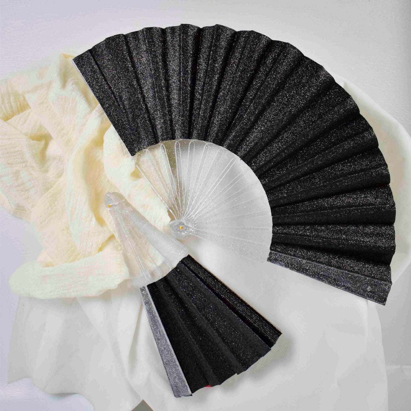 Damen eleganter Glitzerfächer Brehn