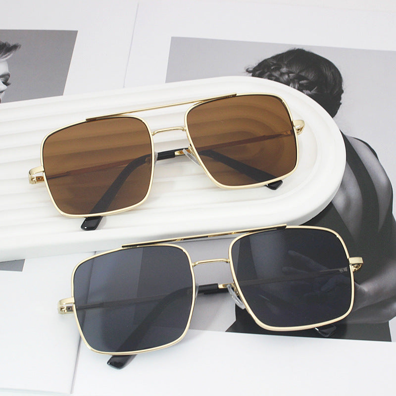 Modische Oversized-Sonnenbrille Im Eleganten Quadratdesign Brehn