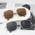 Modische Oversized-Sonnenbrille Im Eleganten Quadratdesign Brehn