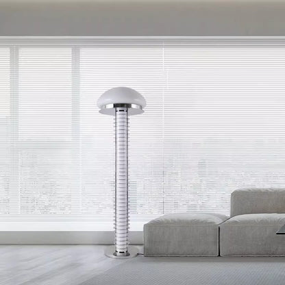 Moderne Tischlampe mit Kuppel-Schirm und sleekem Sockel