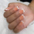 Glänzendes French Tip Press-On Nagelset Brehn