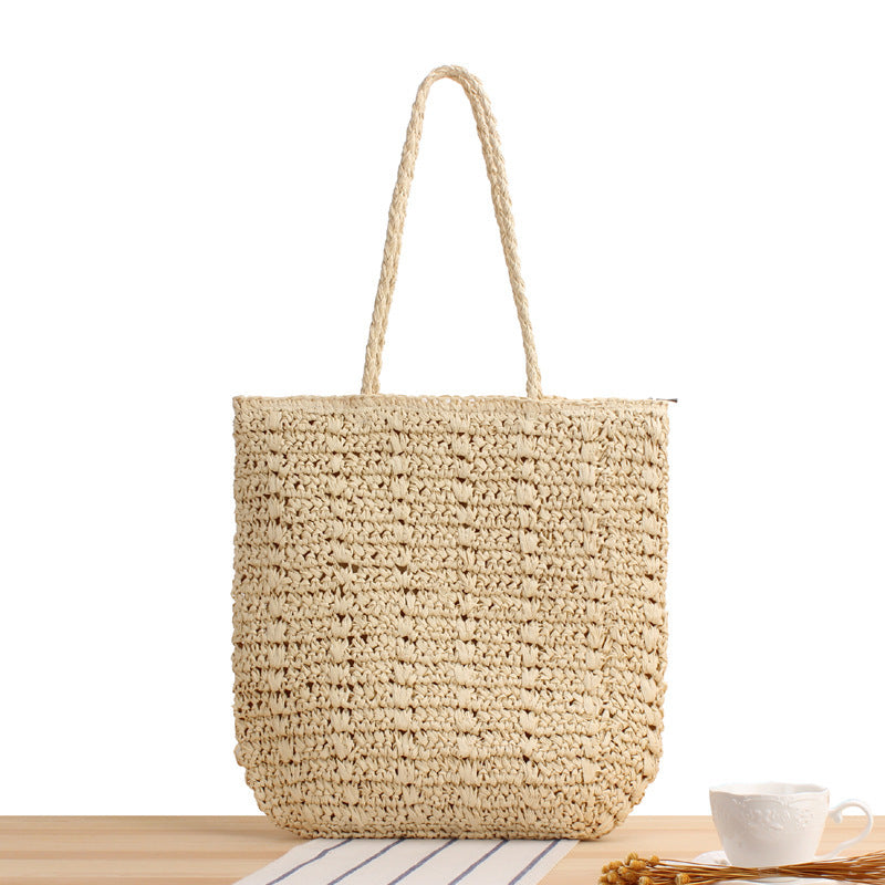 Handgeknüpfte Basttasche Brehn