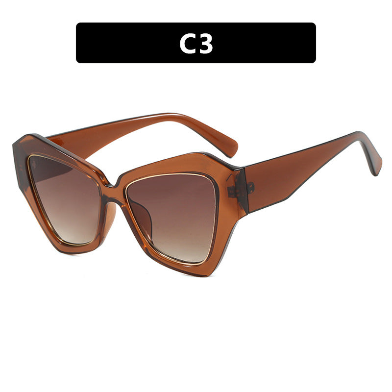 Damen trendy Cat-Eye Sonnenbrille mit elegantem Rahmen und UV-Schutz Brehn