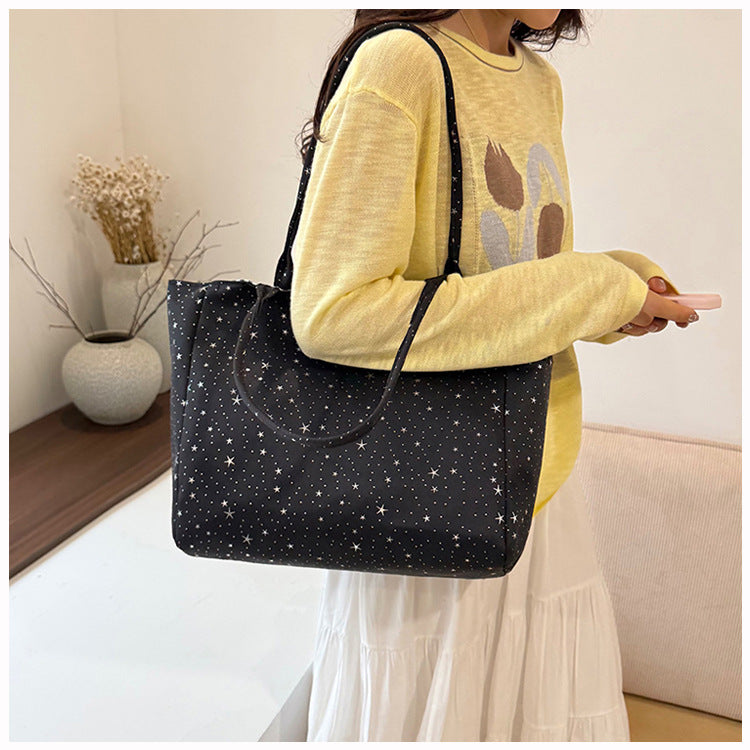 Stylische Stern-Muster Tote Bag Brehn
