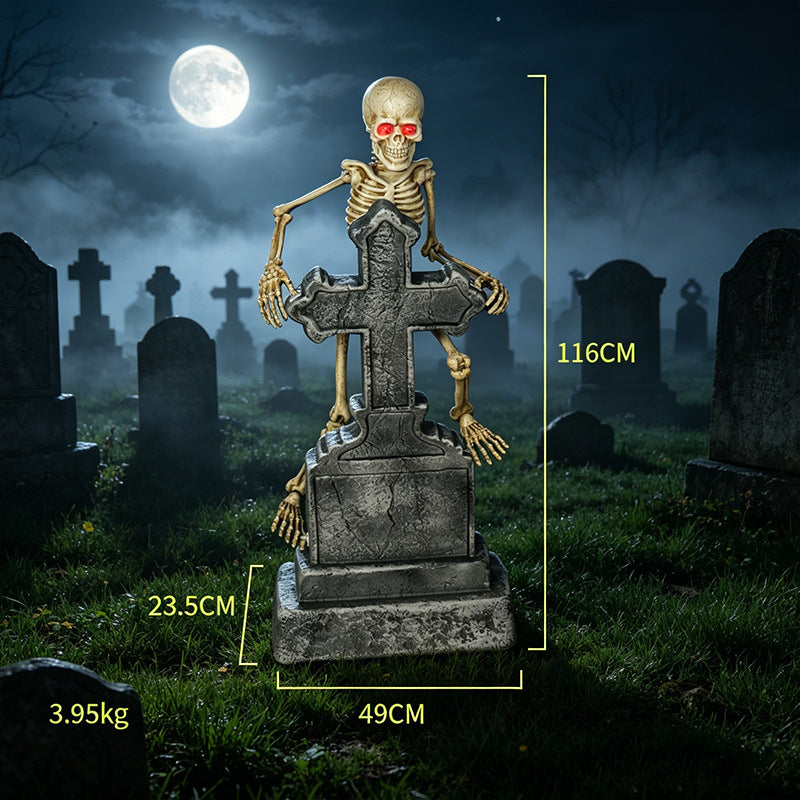 Spooky Animierte Skelettdekoration Brehn