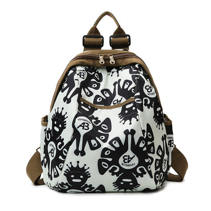 Stylische Canvas-Rucksack Brehn