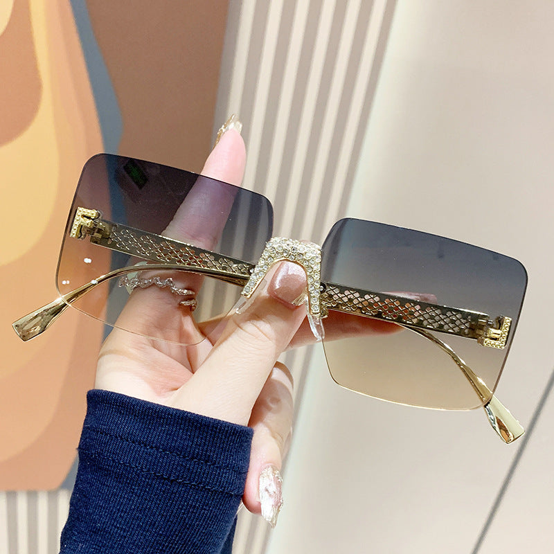 Damen extravagante hexagonale Sonnenbrille Brehn