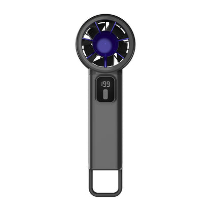 Damen tragbarer Handventilator mit digitaler Temperaturanzeige Brehn
